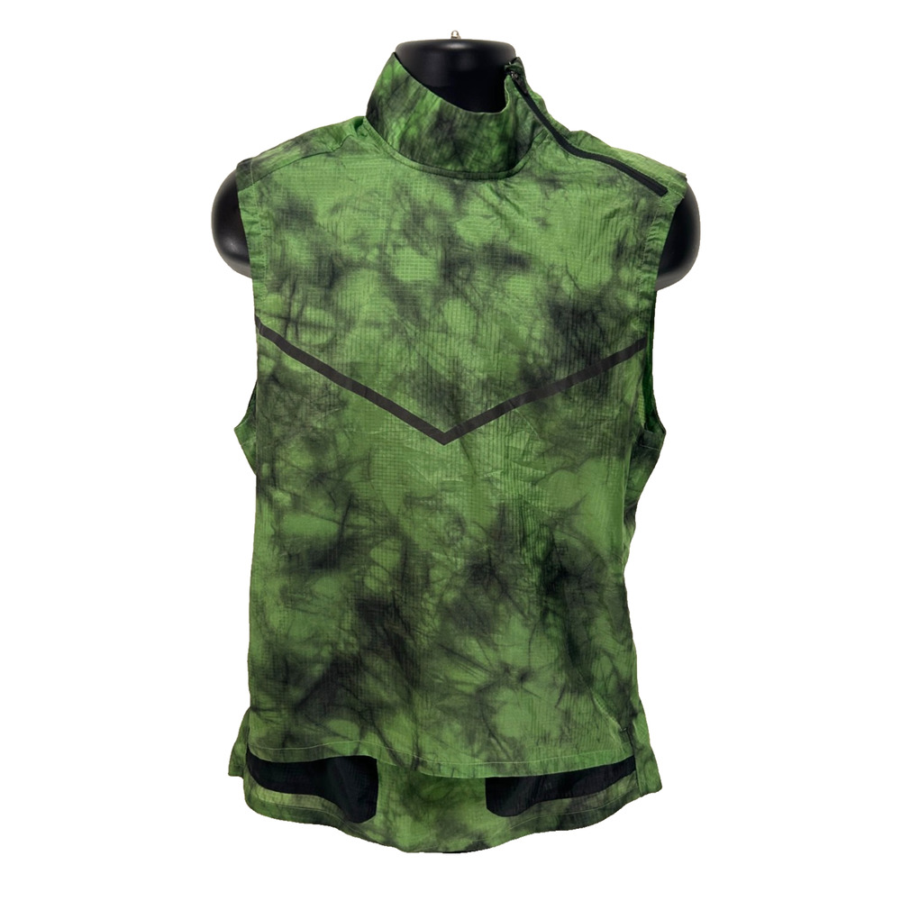 Nike Tech Transform Vest Water Repellent Green Running Jacket BV5679-355 Size M